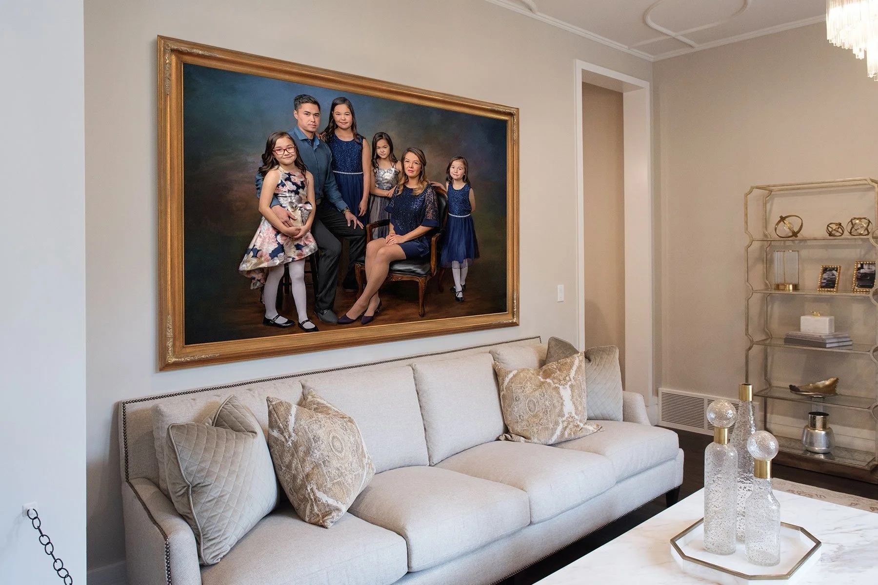 How to decorate your home with canvas and portraits Bella Luce